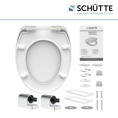 WC-deska Schütte Frog King, duroplast, z avtomatskim spuščanjem