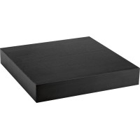 Stenska polica Carlton 24 cm x 24 cm x 3,8 cm črna