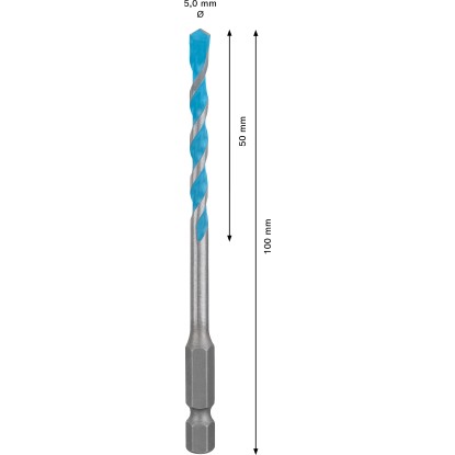 Bosch Expert Multi Construction Sveder Hex-9 5 mm x 50 mm x 100 mm