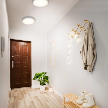 Briloner LED stropna in stenska svetilka Fire mat kromirana 24,5 W