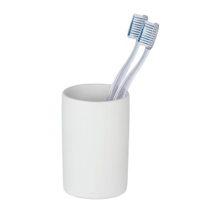 Wenko Lonček za zobne ščetke Polaris bela mat keramika 7 x 11 x 7 cm bel
