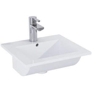 Maximus Umivalnik 40 cm Cheese/Qubo keramika bela