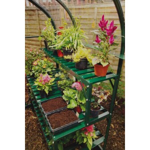 Nastavek za aluminijasto mizo 121 cm x 28 cm Zelene barve