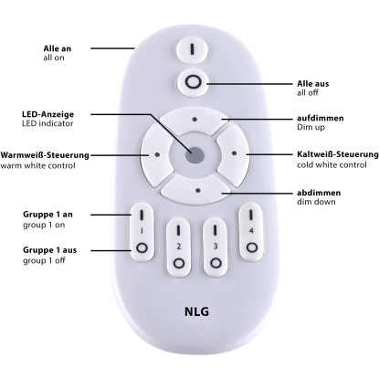 LED stropna svetilka z zatemnitvijo 100 cm x 25 cm bela