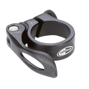 Aluminijasti sedežni vpenjalni obroč, črn