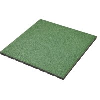 MAX3 Gumijasta ploščica 500 mm x 500 mm x 25 mm zelena