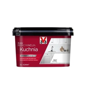V33 Barva za renoviranje pohištva in ploščic v kuhinji svetlo siva 2 l