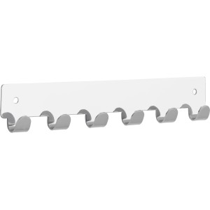 Siro Letvica s kljukicami 1603 kovina krom sijajni dolžina 240 mm 6 kavljev