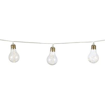 Solarna svetlobna veriga z žarnicami