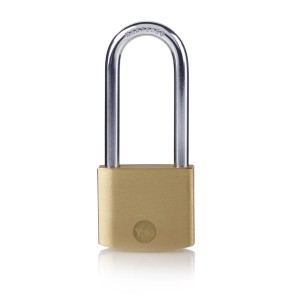 Yale Cilindrična obešanka 30 mm podaljšan lok 46 mm 2 kos 3 ključi medenina