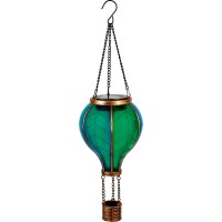 LED solarna deko. svetilka Palloni set 2 kosov toplozračni balon Ø 11 x 36 cm