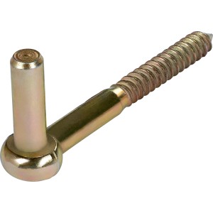 Nosilni tečaj za krilna vrata rumeno pocinkan 120 mm Ø 13 mm