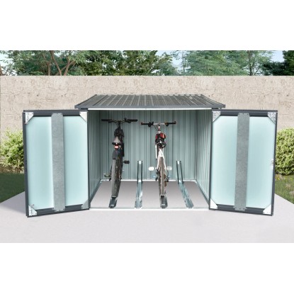 Floraworld Garaža za kolesa 206,5 cm x 204 cm