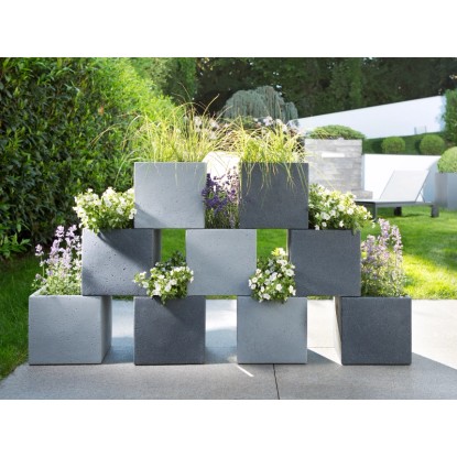 Scheurich Posoda za rastline C-Cube 240 Ø 38 cm Stony Black