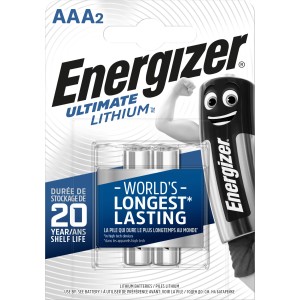 Energizer Litijeva baterija Ultimate AAA Micro 2 kosa