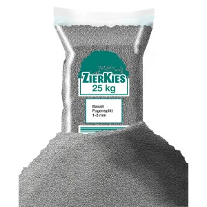 Drobljenec 1 mm-3 mm črn 25 kg