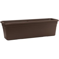 Ebertsankey Korito za rože Mediterran z namakalnim sistemom 60 cm rjave barve