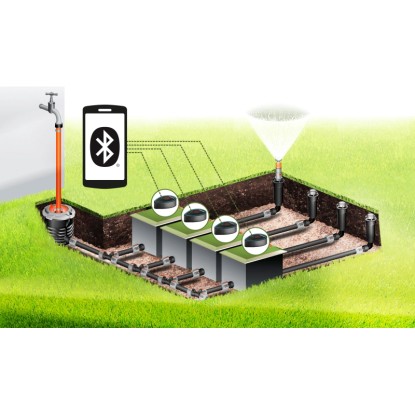 Gardena Krmilnik namakalnega sistema 9 V Bluetooth
