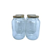 Kozarci za vlaganje 2.500 ml s pokrovom Ø 100 mm 4 kosi