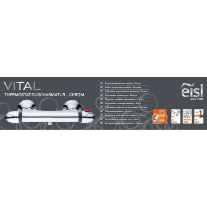 Termostat za prho Schütte Vital, kromiran