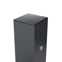 Jarmex Steber za dvoriščna vrata Novara 10 cm x 10 cm x 220 cm antracit