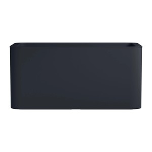 Florus Cvetlični lonec Jive pravokoten 78 cm x 39 cm siva