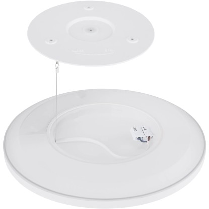 Globo LED-stropna svetilka Sapana Ø 42 cm Črna