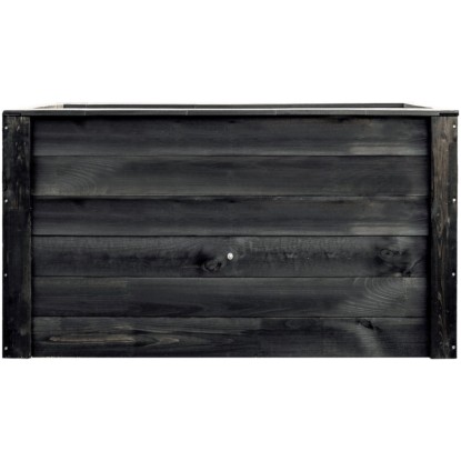 Visoka greda 150 cm x 76 cm x 74 cm antracitna FSC®