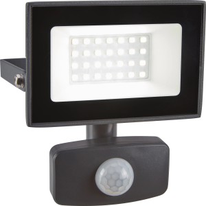 LED-reflektor 20 W s senzorjem siv