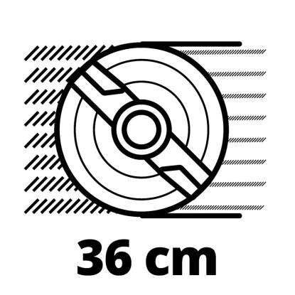 Einhell Power X-Change akumulatorska kosilnica GE-CM 36/350 Li M Kit