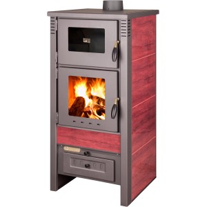 Pro-termo Kaminska peč Taurus Ceramic rdeča 12 kW