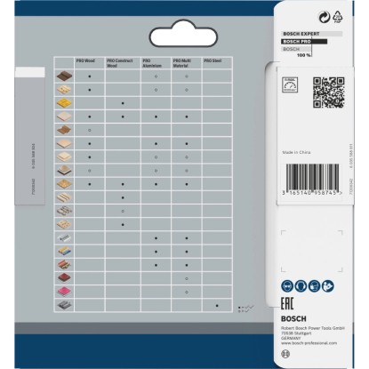 Bosch List krožne žage za akumulatorske žage Standard for Multi Material