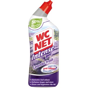 WC Net Parfumirano čistilo za WC školjko Intense Gel Lavender Fresh 750 ml