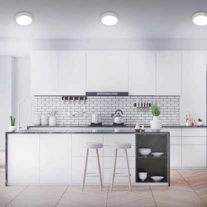 Briloner LED stropna in stenska svetilka Fire mat krom nevtralna bela svetloba