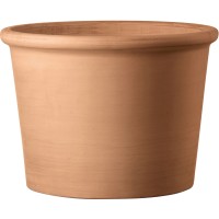 Deroma Cvetlični lonec valjasti Bordato 33 cm bel