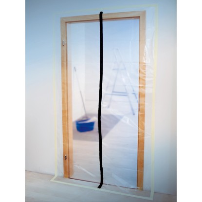LUX-TOOLS Folijska vrata z zadrgo 2,1 m x 1,1 m