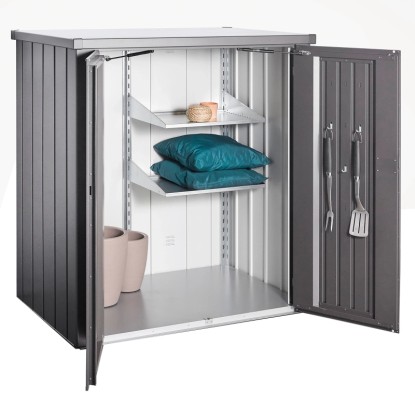 Biohort Terasna omara Romeo vel. L temno siva V x Š x G: 140 cm x 132 cm x 87 cm