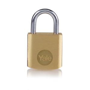 Yale Cilindrična obešanka 20 mm 1 kos 3 ključi medenina