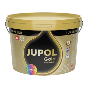 JUB Vrhunsko pokrivna notranja pralna barva Jupol Gold supreme bela 10 l