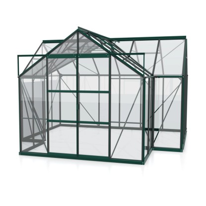 Vitavia rastlinjak Sirius ESG 3 mm Smaragden 13 m² s temeljem