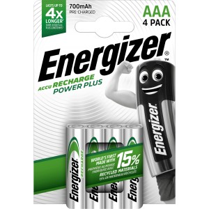 Energizer Baterija Power Plus AAA Mignon 700 mAh 4 kosi