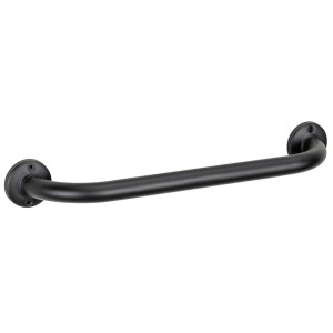 Wenko Ročaj za kopalno kad Basic 46 cm x 6 cm x 9,5 cm črn