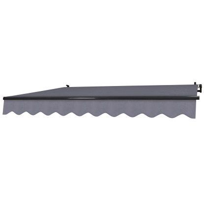 Markiza s pregibnimi rokami Aventura 300 cm x 200 cm Barva antracita