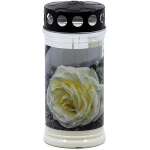 Nagrobna sveča Ornamentica 4D z motivom