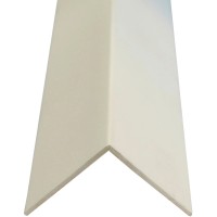 Kotna letev Umetna masa Bela 30 mm x 30 mm Dolžina 2500 mm