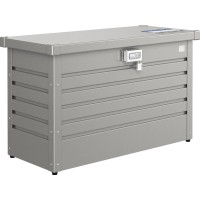 Biohort Paketna skrinja 100 Kremenčevo siva-kovinska 101 cm x 46 cm x 61 cm