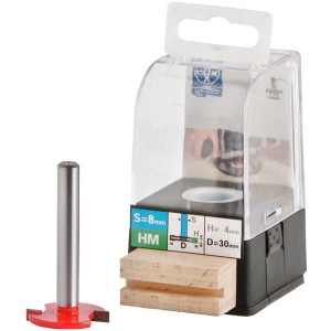 LUX-TOOLS Kolutni rezkar za utore iz karbidne trdine 4 mm x 30 mm