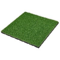 MAX3 Gumijasta ploščica 500 mm x 500 mm x 25 mm umetna trava