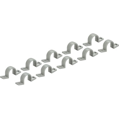 Montažna objemka EN20 PVC 10 kos. svetlo siva