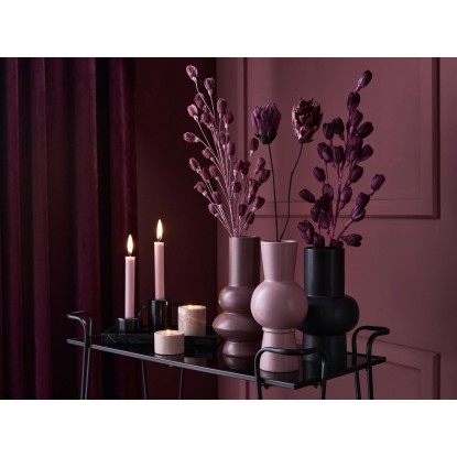 Stojalo za čajne svečke Midnight Mystery 6,5 cm x Ø 6,5 cm Roza